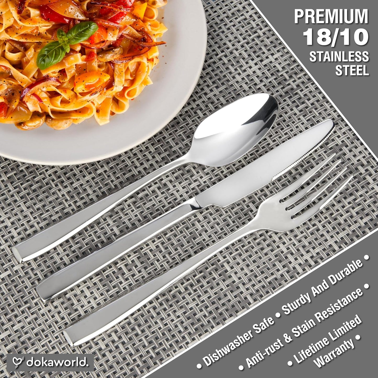 Modern - Silverware Set, 40 Piece