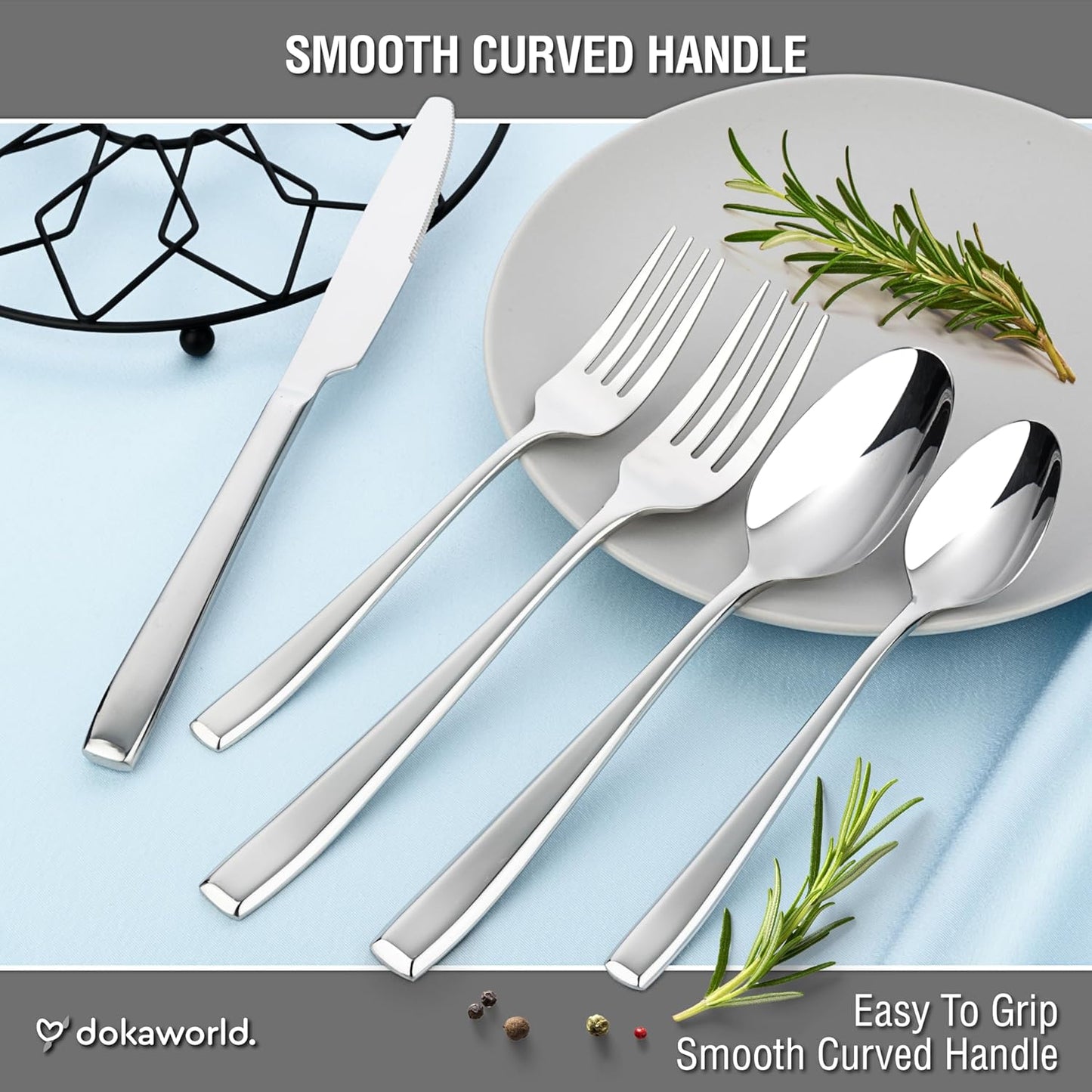 Modern - Silverware Set, 40 Piece