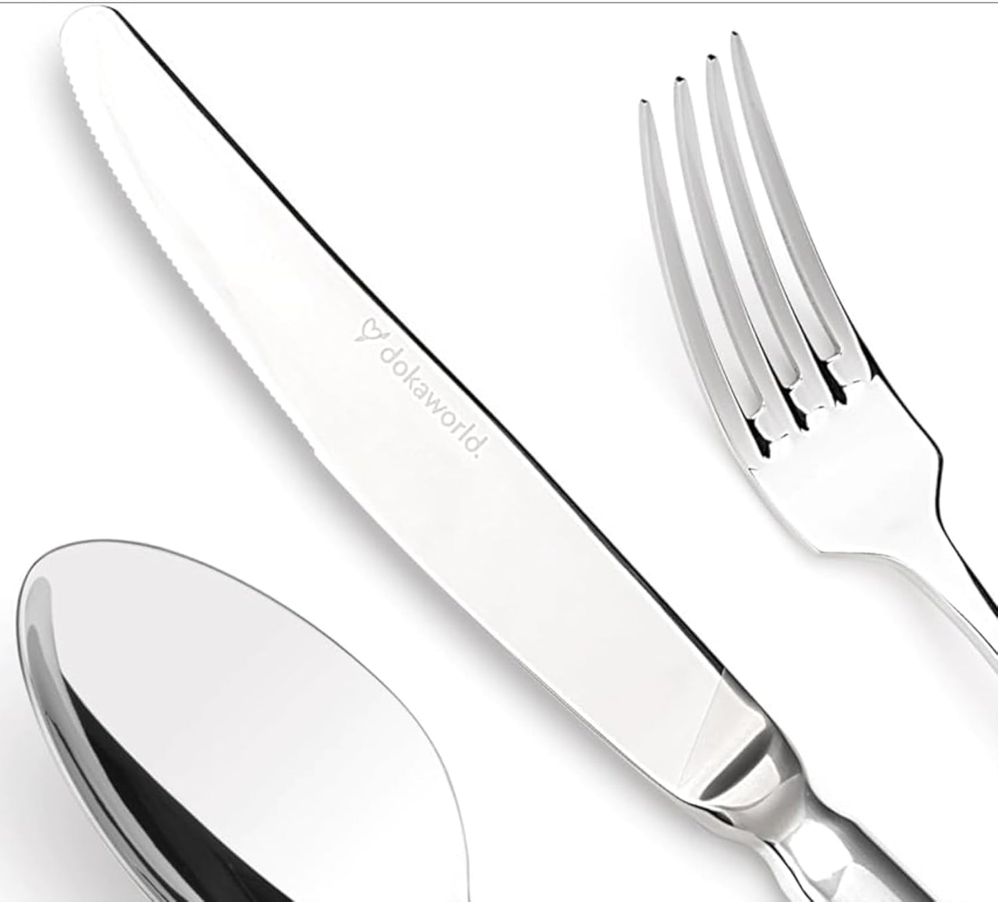 Semi-Matte - Silverware Set, 40 Piece