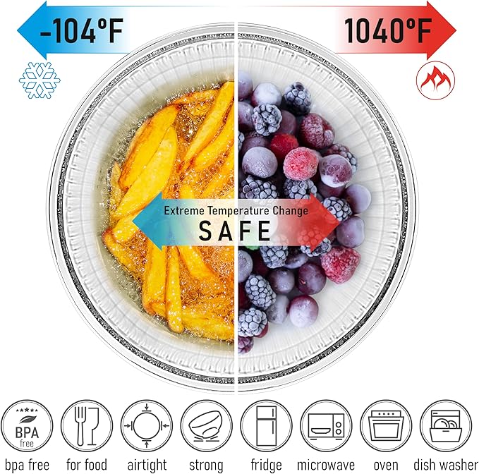 Set of 3 Glass Mixing Bowls with Acacia Lids